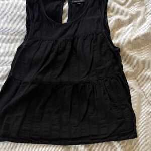 Target Black Textured Tank Top